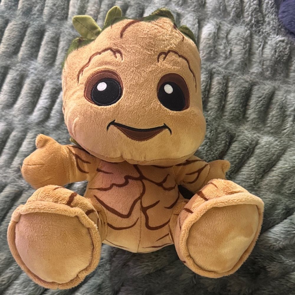 Disney Baby Groot Plush Toy Brown and Green